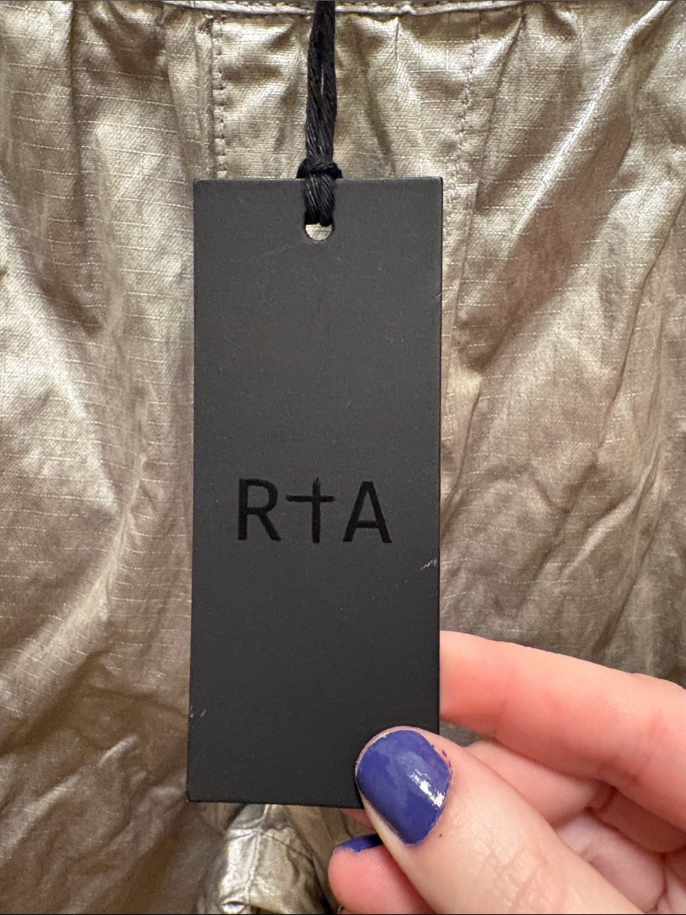 NWT RtA silver joggers - Picture 2 of 6